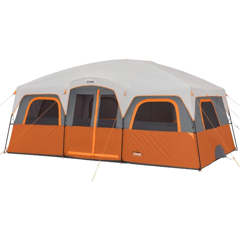 

Tent for Family Camping | 10 Person / 11 Person / 12 Person Large Multi Room Cabin Tents for Car Camping & Outdoor Adventures