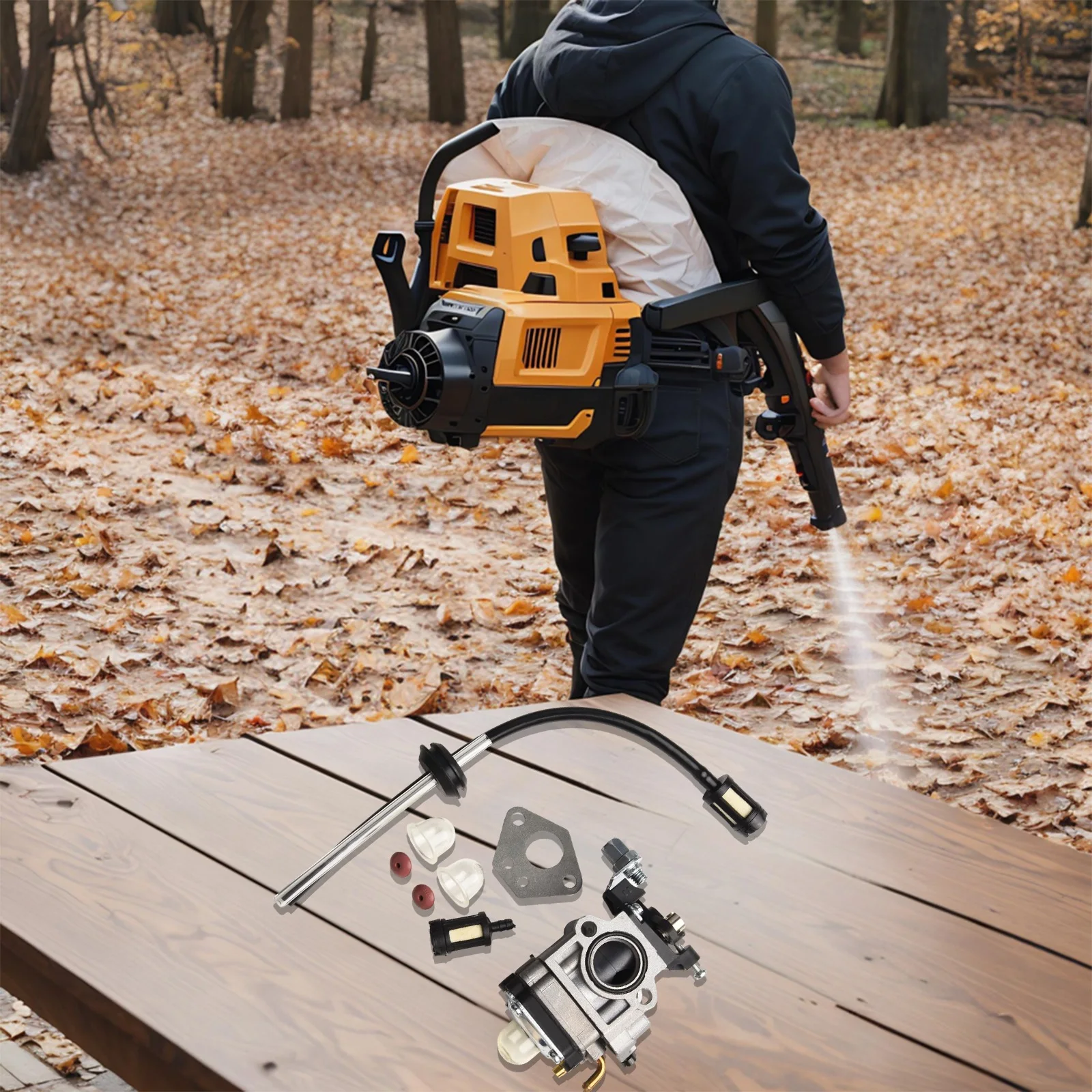 High Performance Carburetor with Gasket and Filter Hose for Brush Cutter Engines 52cc 49cc 43cc Efficient Design