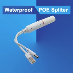 10PCS POE Spliter Waterprrof With Video Balun+Power Adapter Cable Supply Module Injector 48V To 12V for IP Camera Extender