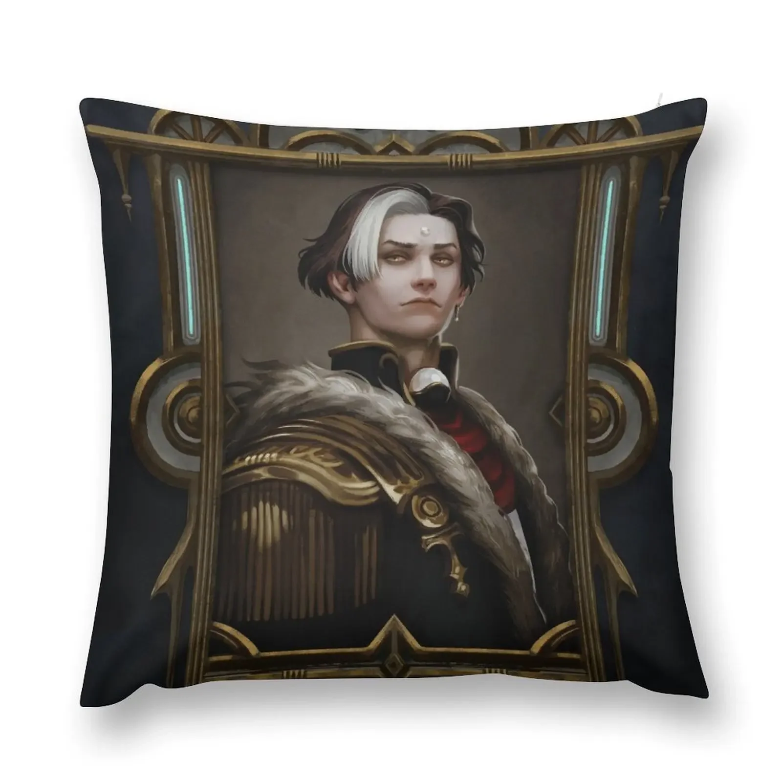 Solus zos Galvus framed portrait Throw Pillow Decorative Cushions For Living Room anime girl pillow