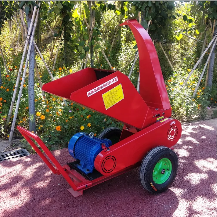 Hot Sale Small Mobile Crusher for Home Garden Orchard Farm Use Wood Chipper Wood Shredder Grinder Small Wood