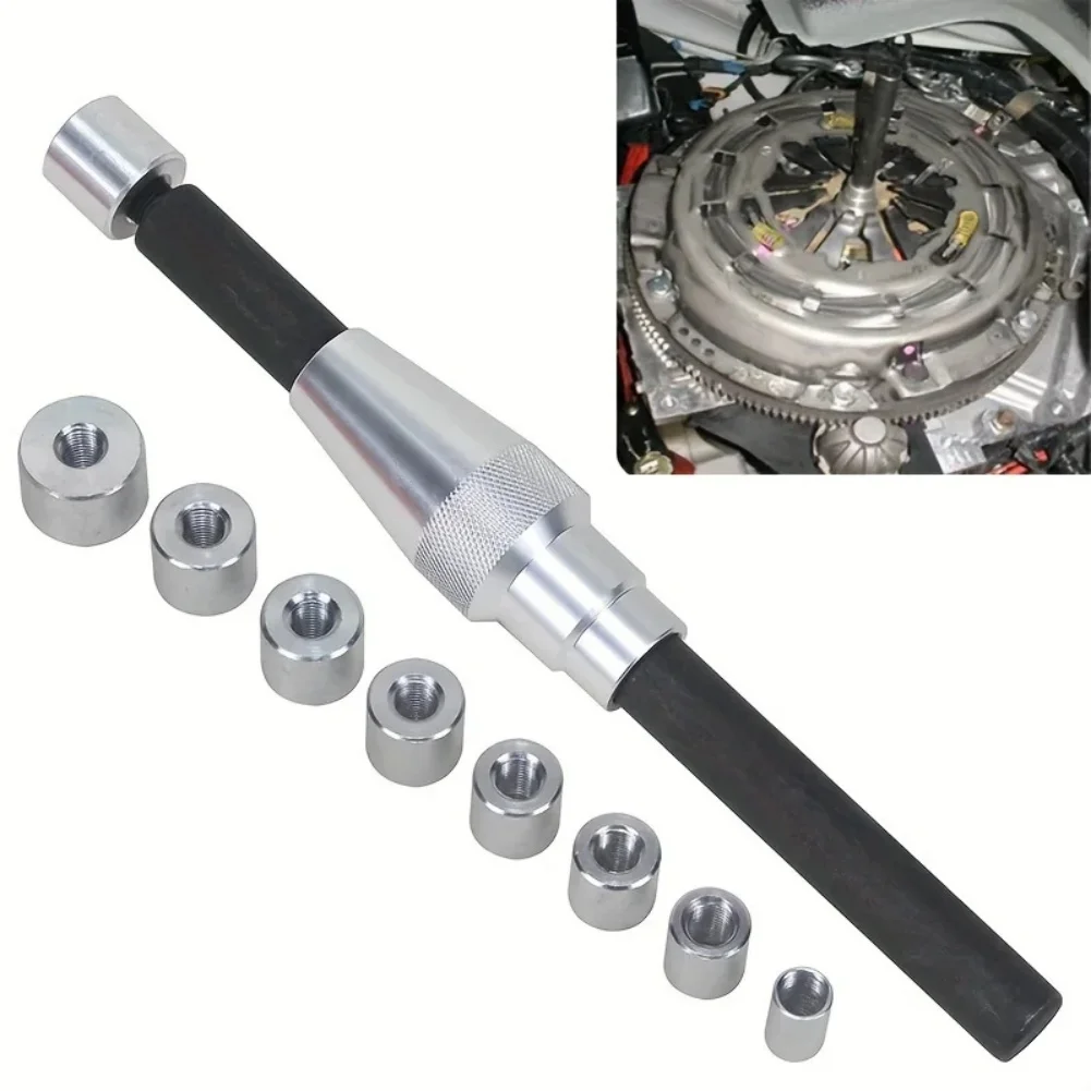10pcs Clutch Alignment Tool Set With 8 Adaptors 11mm To 25mm Aluminum Metal Hole Corrector For Single Disc Clutch Light Truck Tr