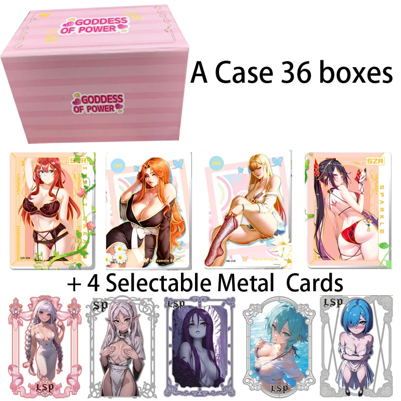 Wholesale Goddess Of Power Collection Cards Anime Game Character Power Florian Rare Fresh Portrait Card Christmas Gifts