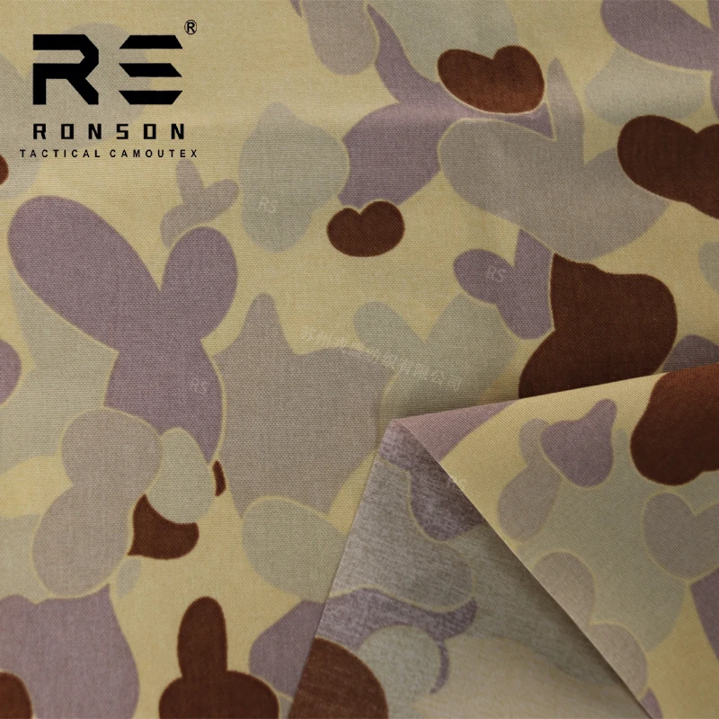 hot sale Ronson fabric 500D nylon/cptton/mesh fabric samples  tactical fabric use for bag vest in stock