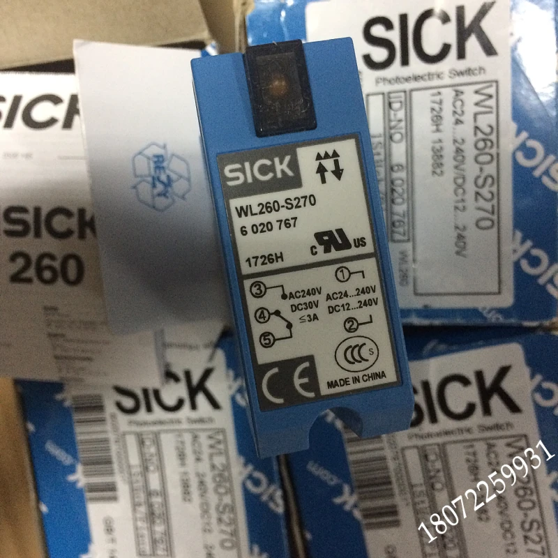 SICK WL260-S270 photoelectric switch, Lixin setting machine, controller, spot