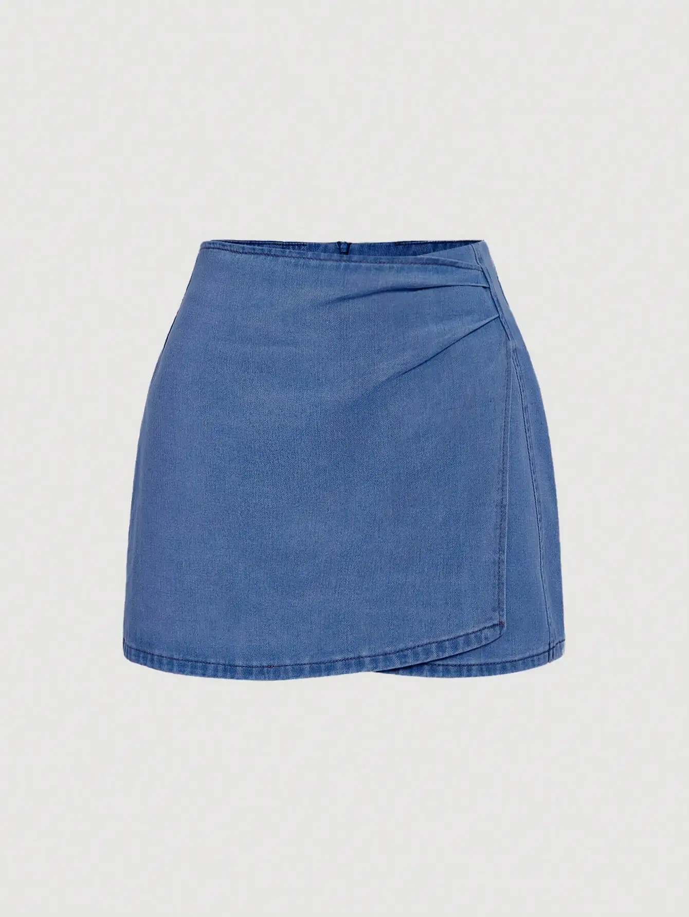 

Джинсовая мини-юбка с высокой талией и бантом для женщин