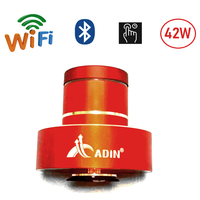 Red 42W Wifi Vibro Bluetooth Speaker Wireless Soundbar with Subwoofer Music Neighbor Column Adin Portable Vibration Speakers