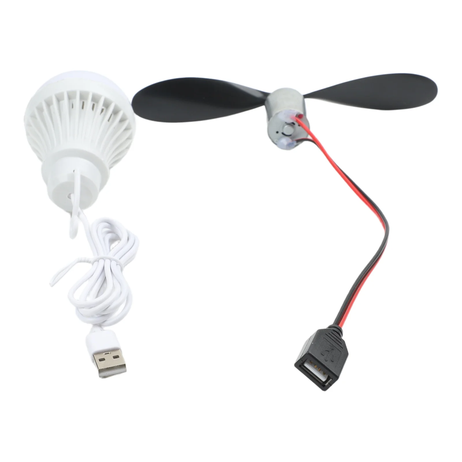 Hands-On Wind Energy Kit Featuring Generator Propeller 1 m USB Cord and 5W Bulb for Physics and Engineering Lessons