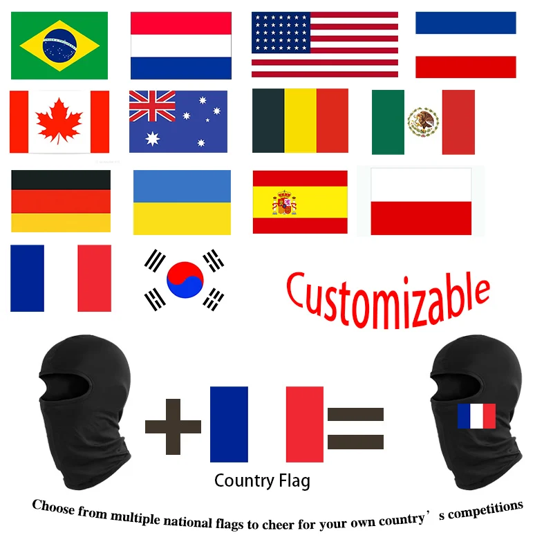 

2024 Customized Musion DIY Print Balaclava Get Your Own Logo To The Mask Sports Games Cheer For The Country