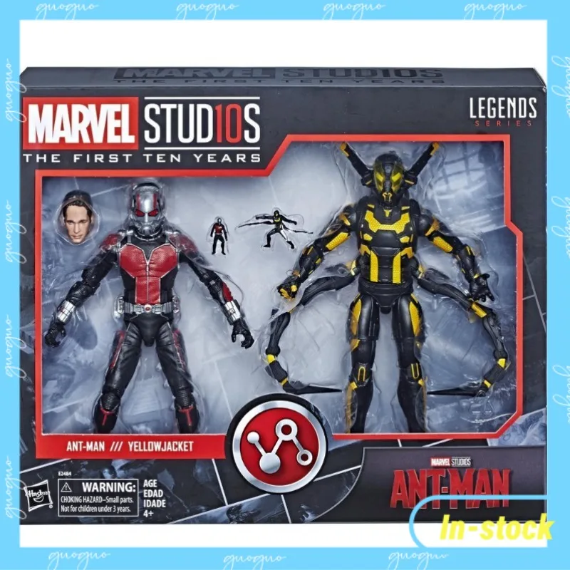 

【В наличии】Hasbro Marvel Legends 10-летие издание Человек-муравей и оса набор для двух человек экшн-фигурка модель игрушки