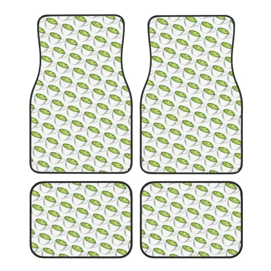 

Metallic Stainless Steel Floor Mats For Cars, Universal Anti-Slip Car Carpet For SUV Sedans Trucks, Set Of 4 PCS