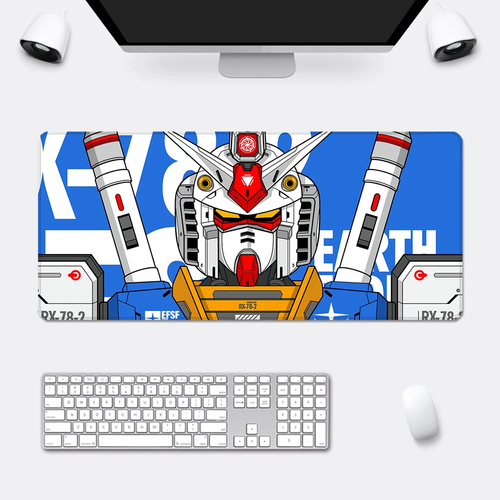 Mechanical Warrior G-GUNDAM Mousepad HD Printing Computer Gamers Locking Edge Non-slip Mouse Pad XXL90x40cm Keyboard PC Desk Pad