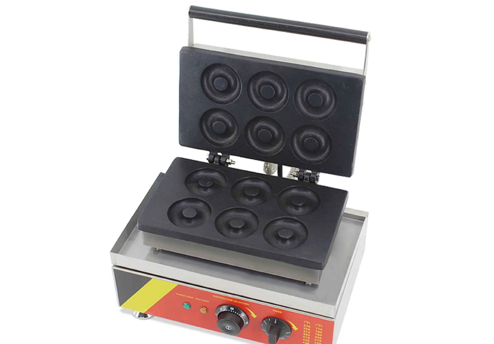 Baking donuts, six-hole donut machine, baking snack equipment