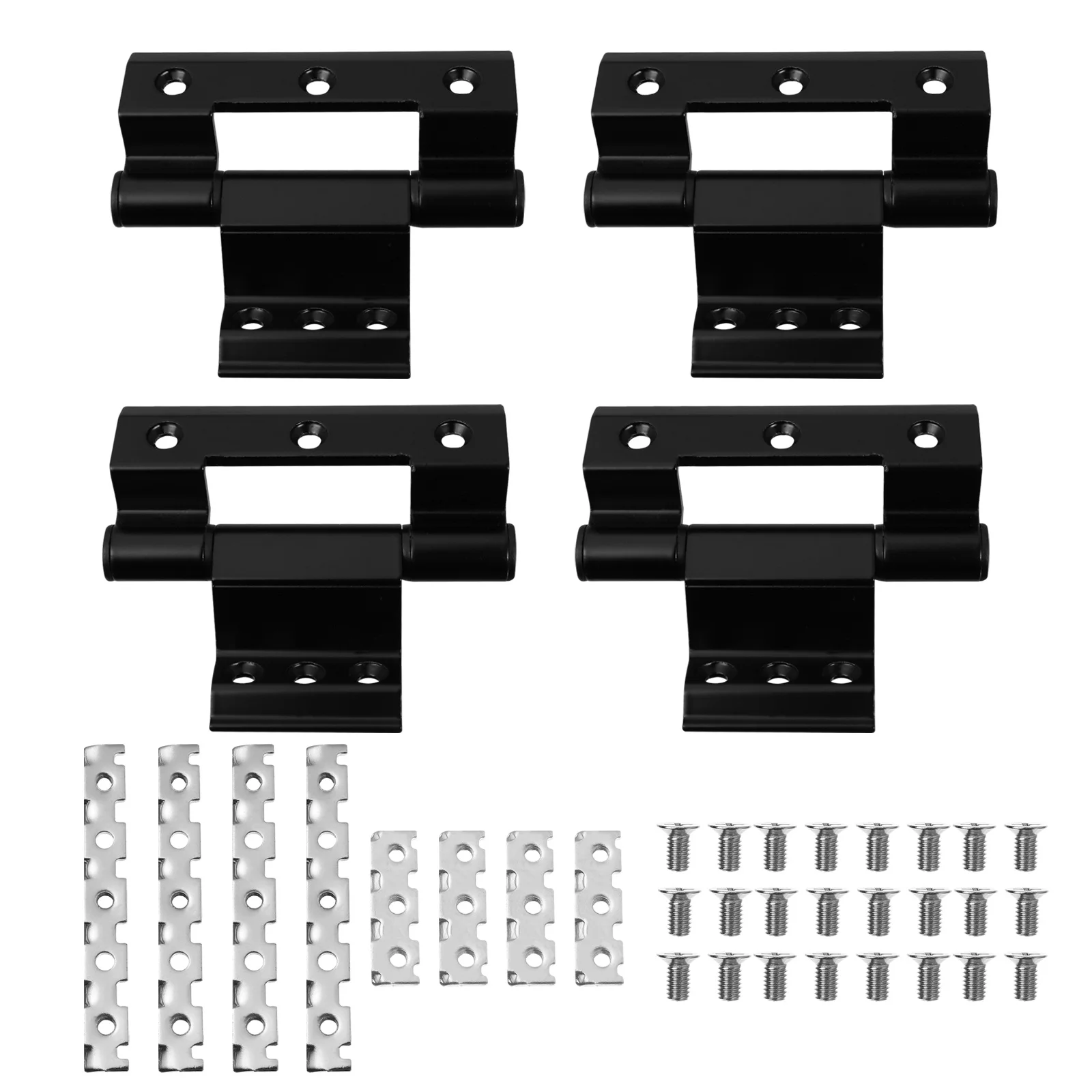 

4Pcs Aluminum Alloy Heavy-Duty Broken Bridge Hinges for Doors Windows Cabinets Casement Hinge Durable Rust-Resistant Home
