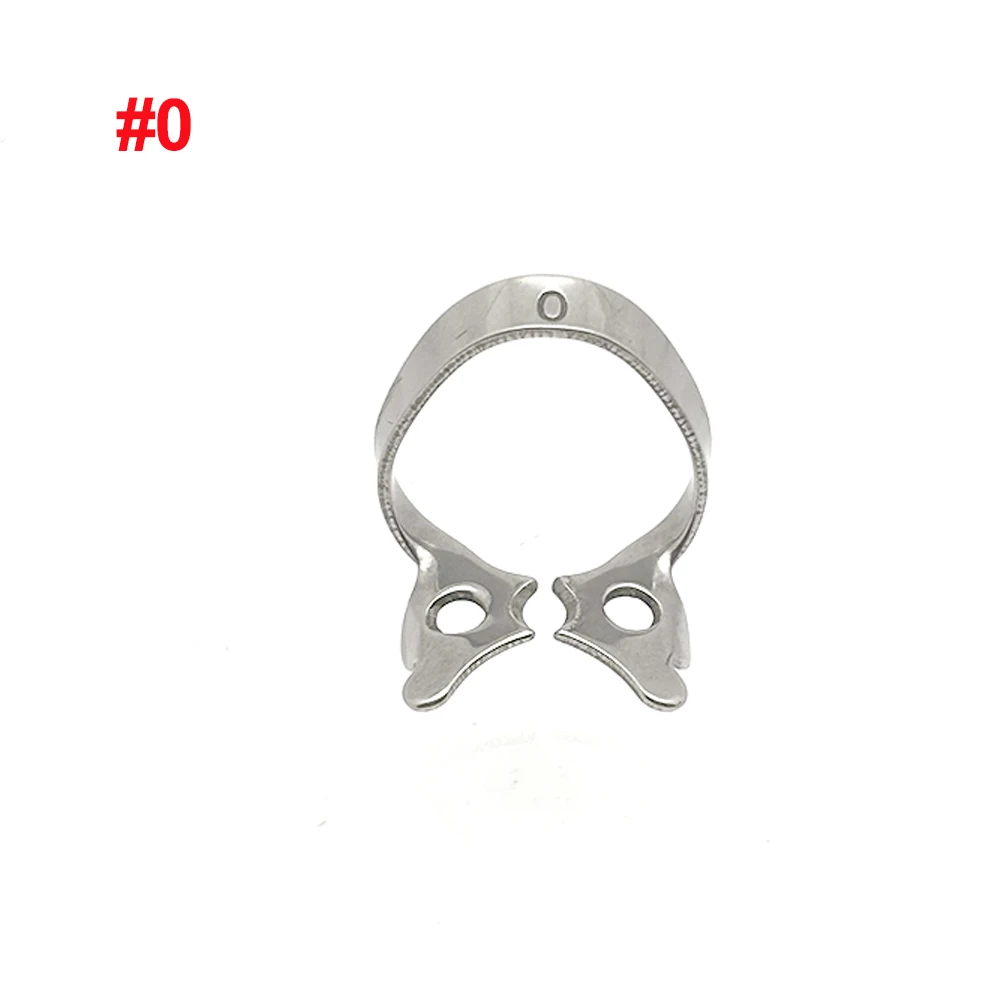 Size 50 Stainless Steel Rubber Dam Clamps for Dentistry Endodontic Restorative Orthodontic Dental materials