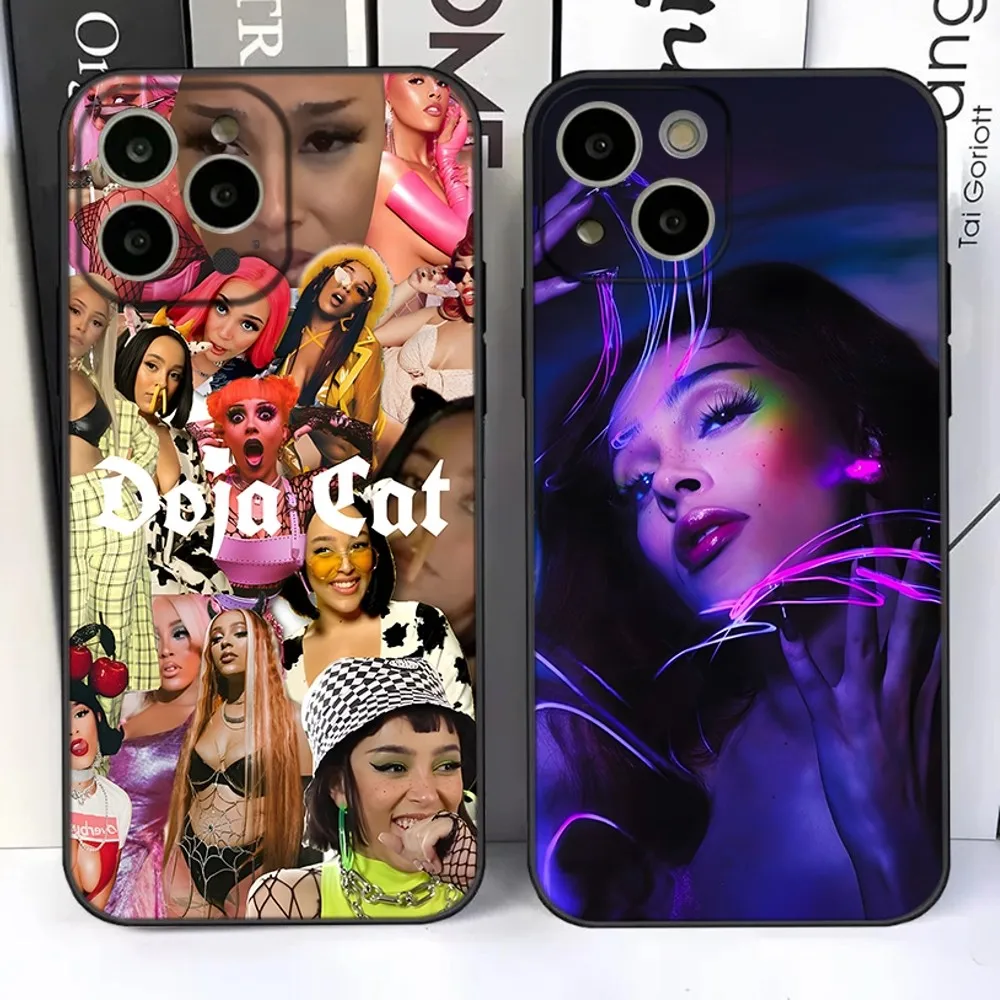 D-Doja Cat Singer Phone Case For iPhone 15,14,13,12,11 Plus,Pro,Max,XR,XS,X,7,8 Plus,SE,Mini Silicone Soft