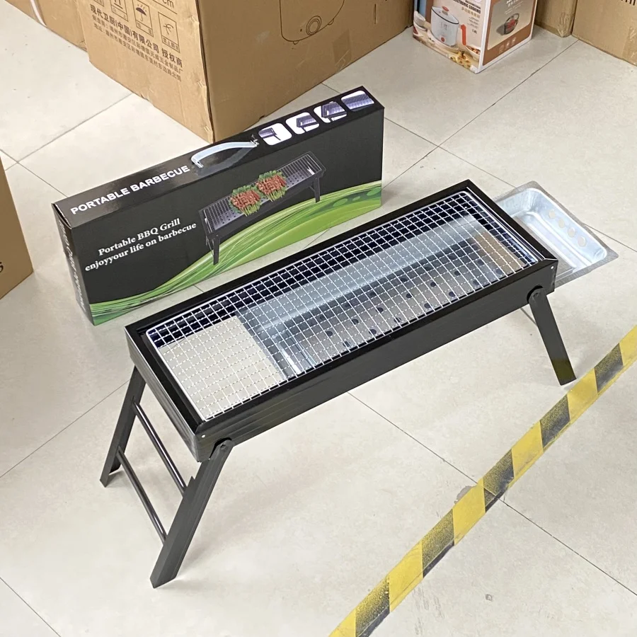Camping Cooking Propane - Outdoor Carbon Steel Stove Barbecue Grill
