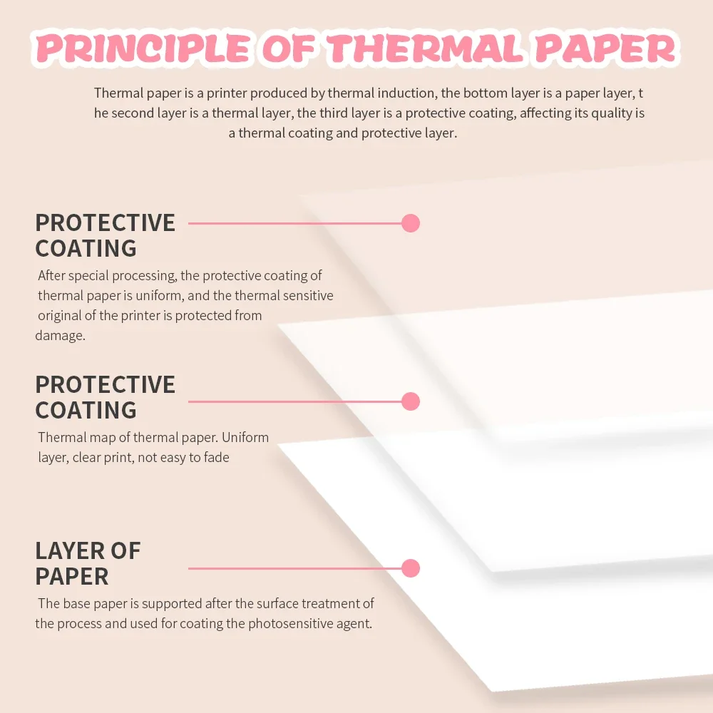 10-Color Self-Adhesive Thermal Paper Rolls 57x25mm, for Portable Printers & Instant Cameras, Scrapbooking, Journaling, Gift Tags