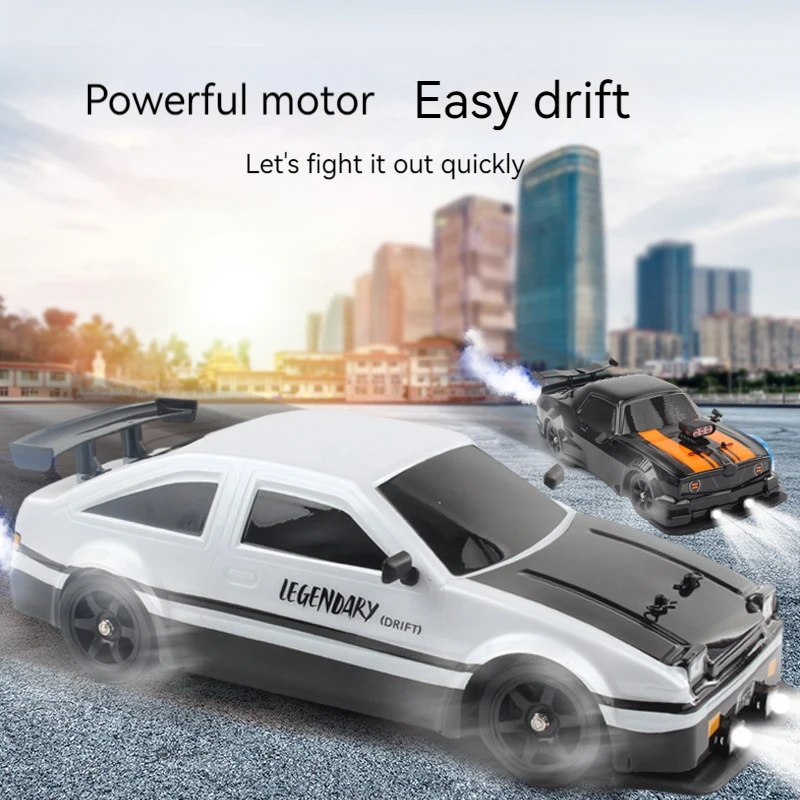 AE86 1: 16 Racing Drift CAR with Remote Control Toys RC Car Drift High-Speed Race Spray 4WD 2.4G Electric Sports Vehicle Gifts