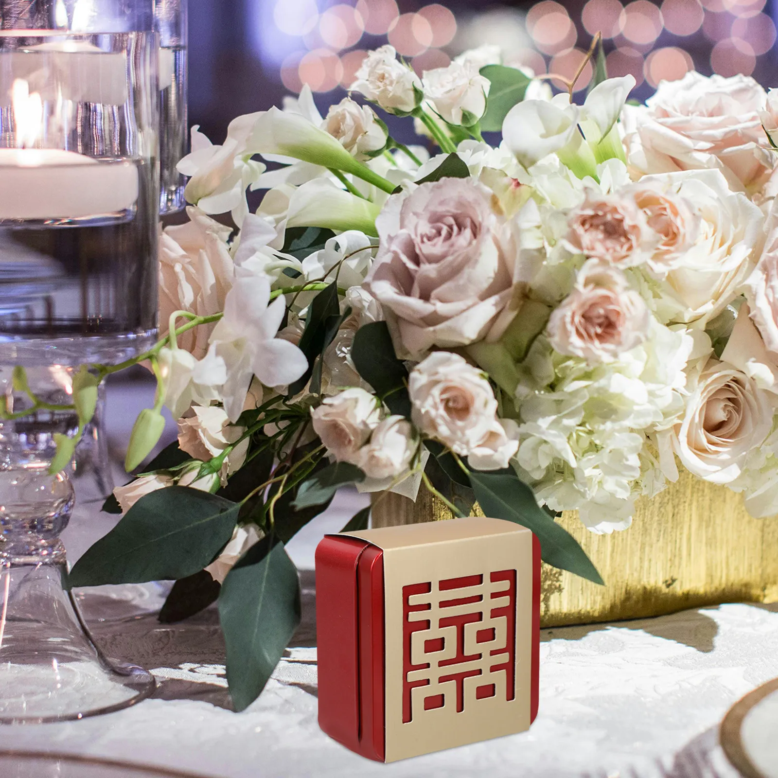 6Pcs Red Chinese We…