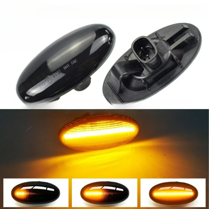 

1 Pair Turn Signal Side Marker Light LED Dynamic Flasher Repeater Blinker 2006 2007 2008 2009 2010 for MAZDA 2 3 5 6 BT-50 MPV