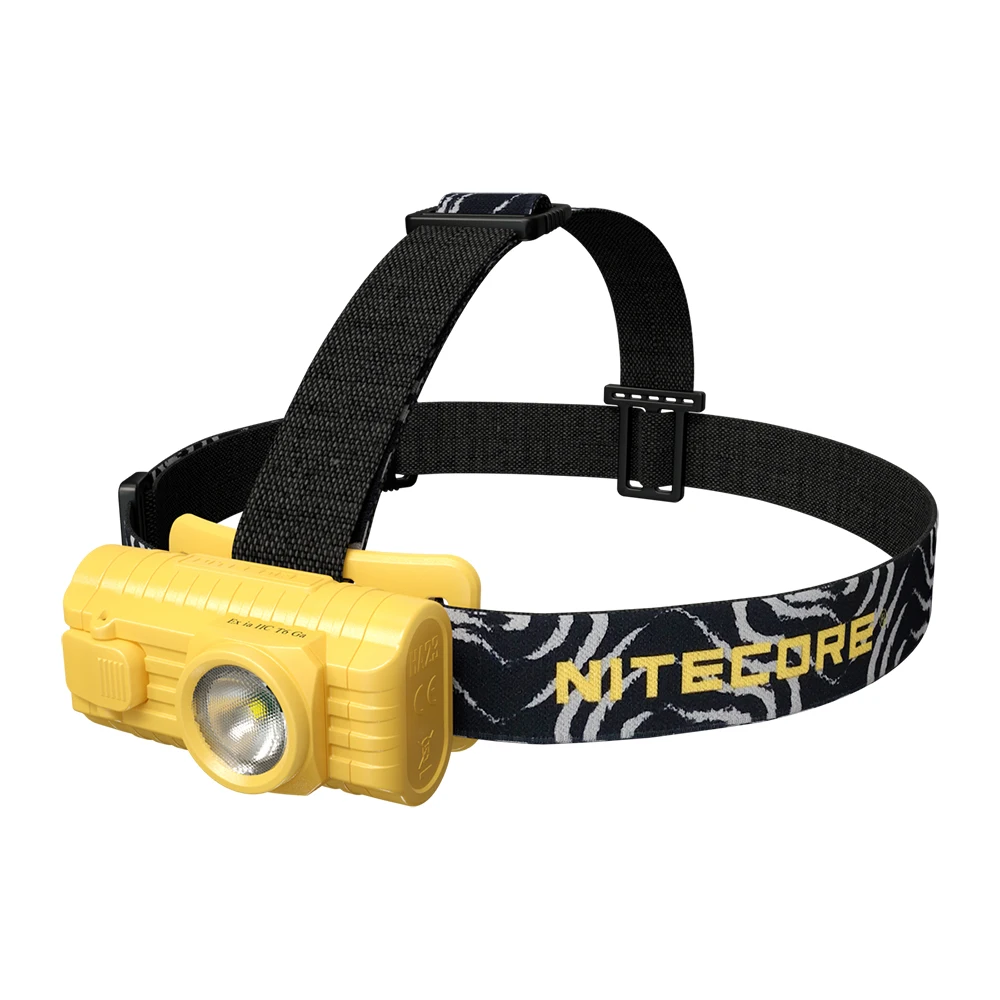 NITECORE HA23-Ex Explosion-proof Ultra Lightweight Headlamp White light XP-G LED max 100 Lumens headlight With 2x AA Batteries