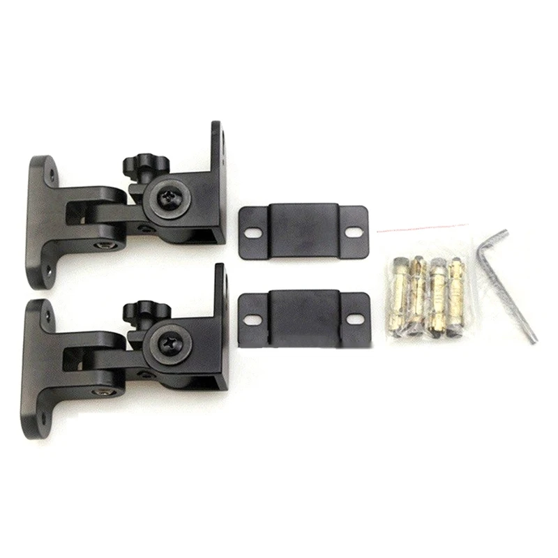 

2Pcs DL-SW20 Zinc Alloy Universal Surround Sound Speaker Wall Mount Bracket, Rotary Speaker Hanger, Load 15Kgs 33Lbs