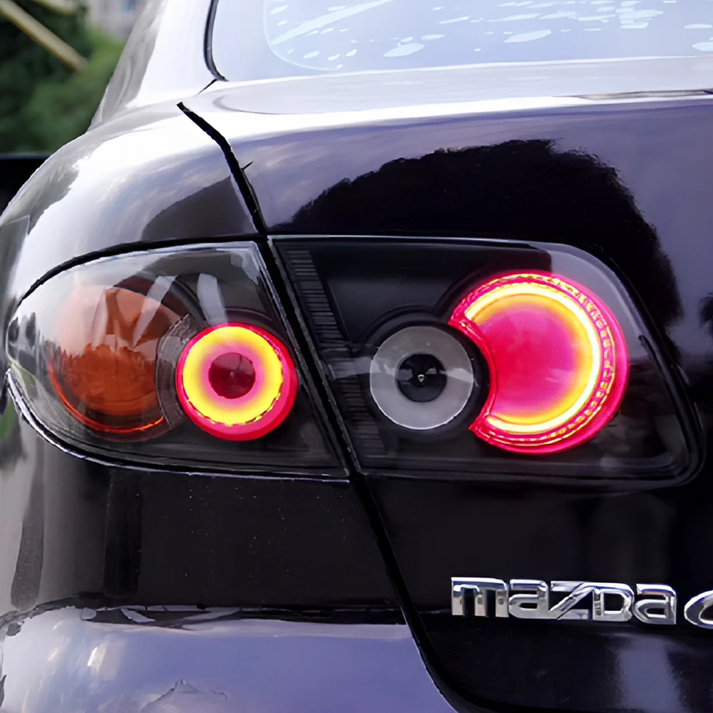

Автомобильные задние фонари в сборе для Mazda 6 2003-2015, светодиодные автоматические задние фонари, обновление высокого качества, мигающий поворотник, автомобильные аксессуары