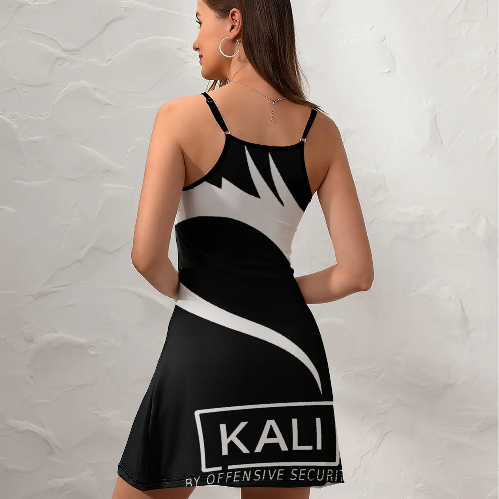 Kali Linux Essential for Sale Funny Exotic  Woman's Dress  Women's Sling Dress Funny Vintage Cocktails Strappy Dress