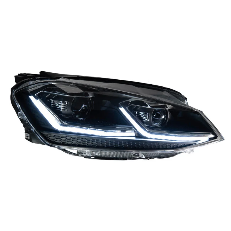 Suitable for Special 13-17 Model Volkswagen High 7 Modified 7.5 Headlight Assembly Retrofit Flowing LED Daytime Running Light St