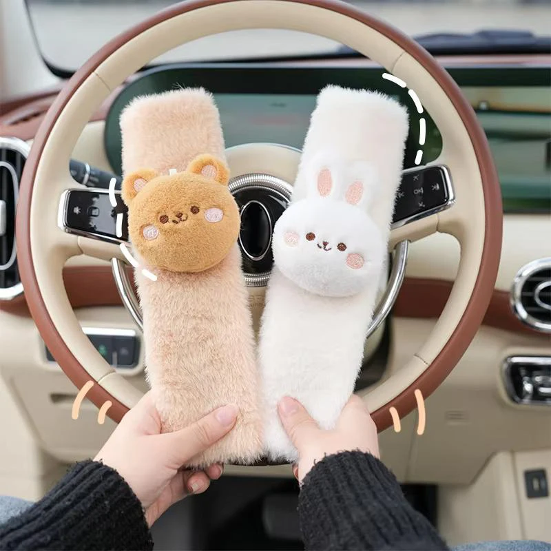 Kids Rear Seat Belt Cover Universal Cute Animal Shoulder Pads Car Seat Belt Covers Chest Shoulder Protector Soft Cover Accessory