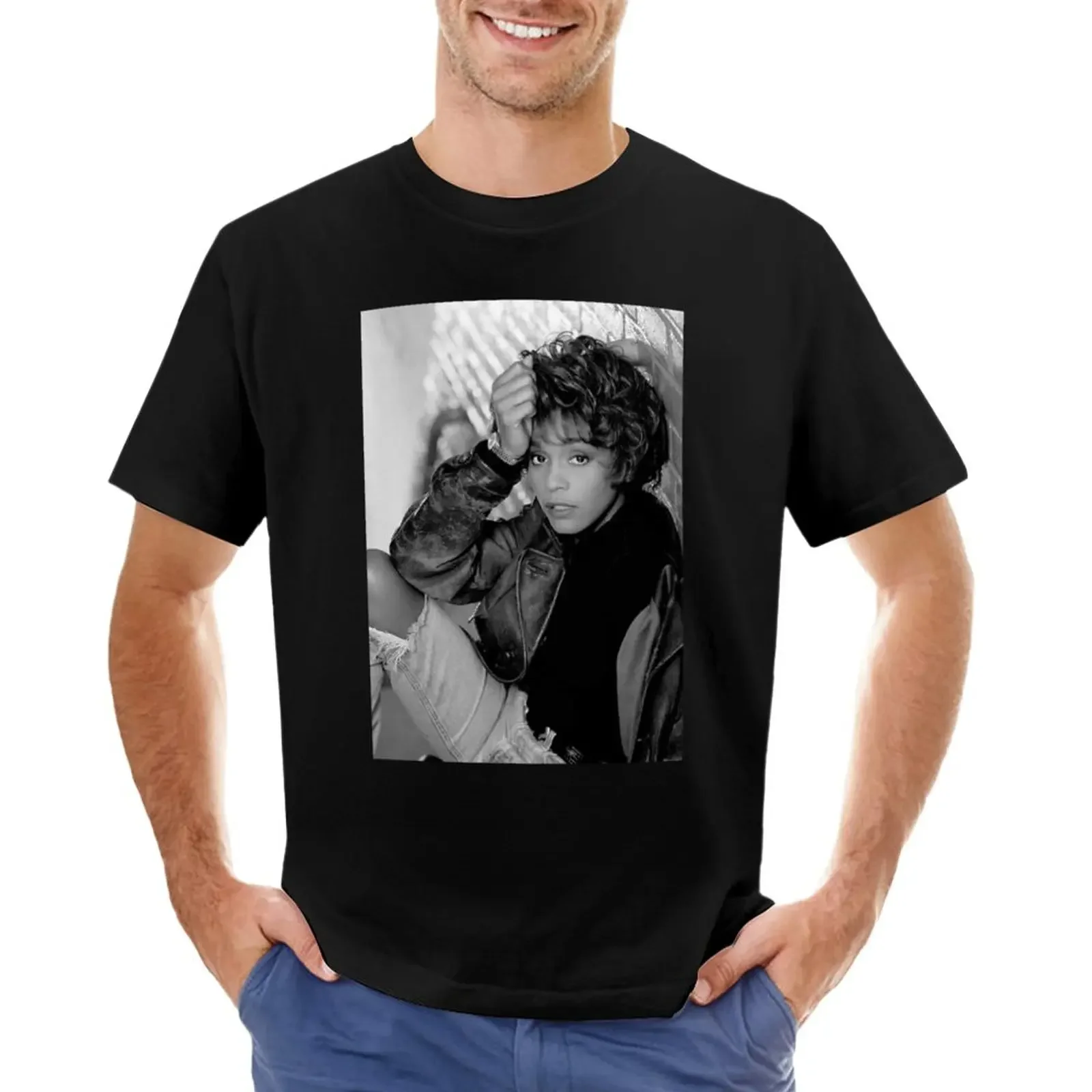 

whitney houston new design for you, the best design for whitney houston. T-Shirt anime mens clothes