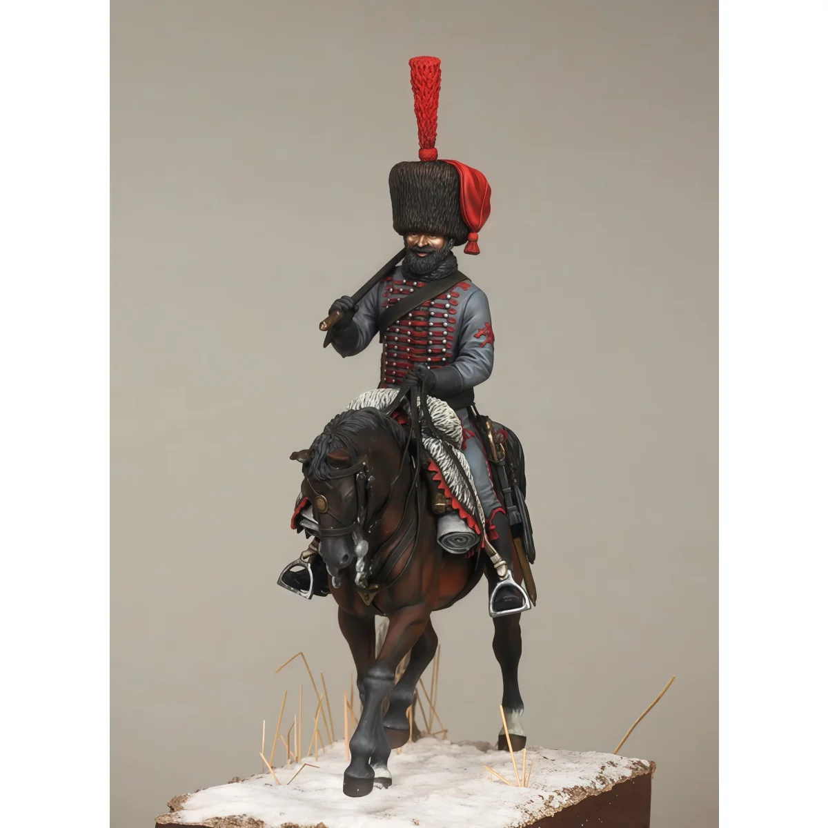 54mm resin unpainted model kit, military theme, French Third Dragoon Regiment Engineers unassembled and unpainted GK