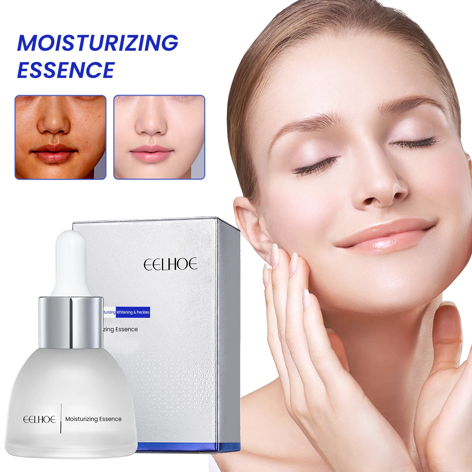 

Отбеливающая эссенция EELHOE, выцветает черные пятна, цветные пятна, подтягивает кожу лица, увлажняющая текстура, быстро впитывается