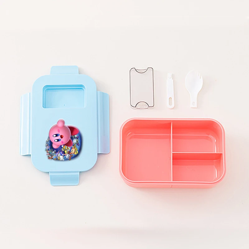 スターカービィ弁当箱 カトラリー付き 男の子 女の子 かわいい アニメ柄 弁当箱 子供 大人 ファッション 漫画 ライスボックス 食品容器