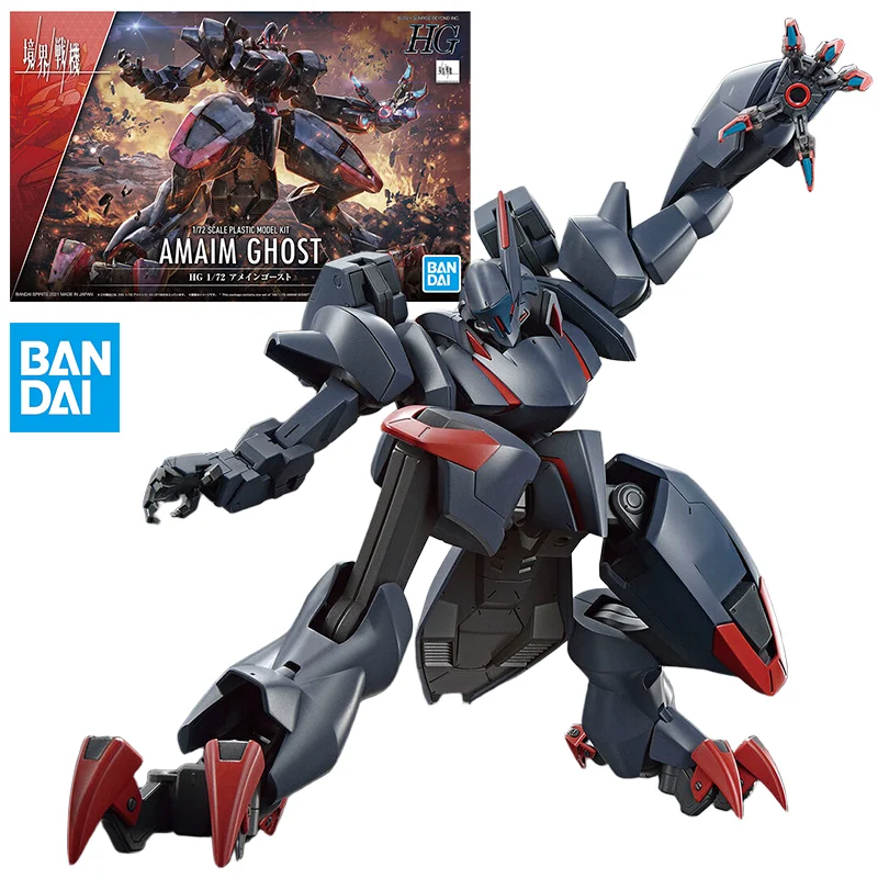 

Bandai Gundam HG 1/72 Realm Fighter Plane AMAIM GHOST ПЛАСТИКОВЫЙ МОДЕЛЬ КОМПЛЕКТ Фигурка Сборная модель игрушки Коллекционная модель