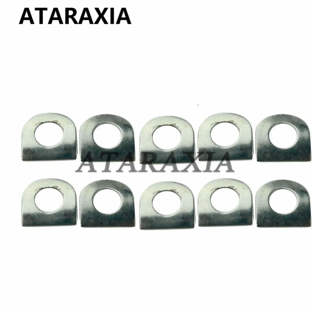 Motorcycle 10PCS Foot Pegs Mount Kit Pins Floorboards Footrest Pedal Pads For Harley Sportster XL Touring Softail Dyna Fat Boy