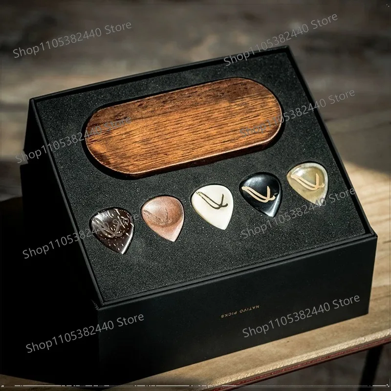 Handmade Pick Guitars Gift Boxes Bass Guitar Pick Accessories
