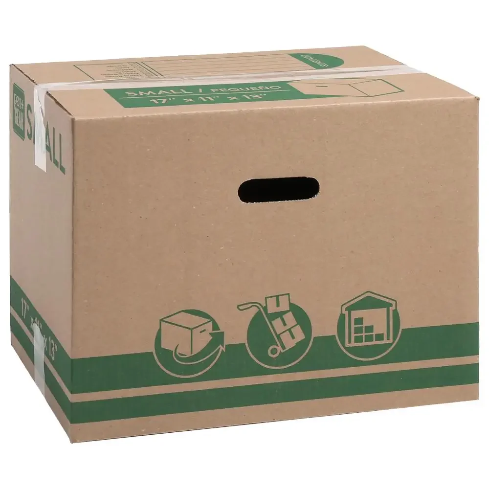 Recycled Moving Box 17x11x13 Durable Storage & Shipping Solution Kraft 25 Pack