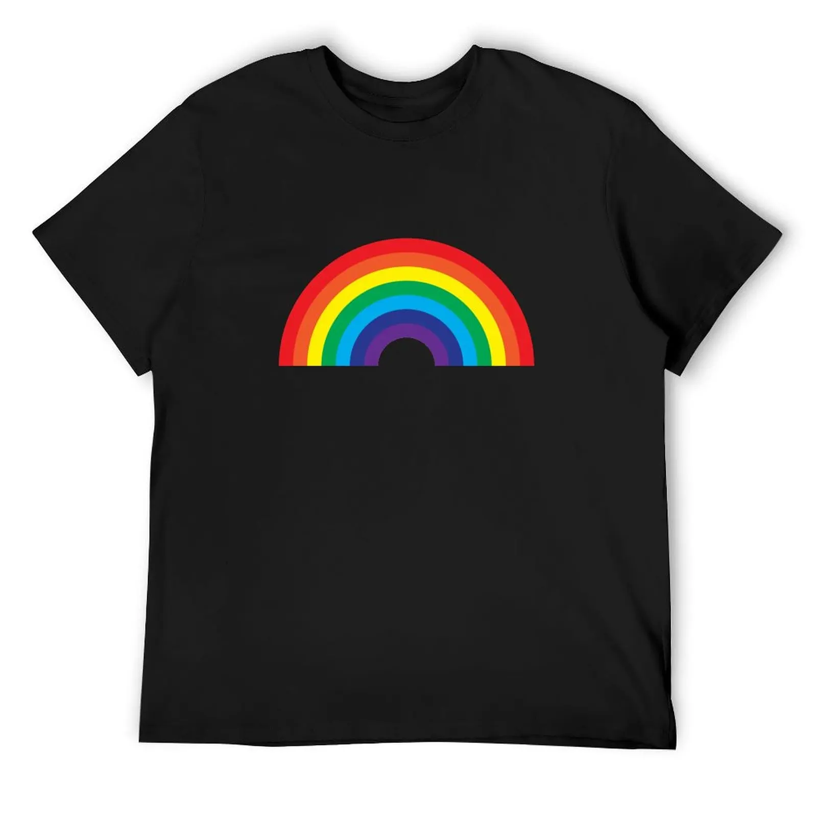 

Bright Rainbow T-Shirt summer 2025 blanks aesthetic clothes mens designer t shirt