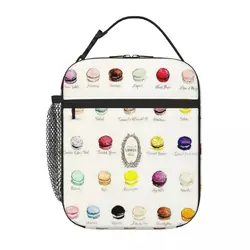 Laduree Macarons Flavor Menu Lunch Tote Thermo Bag Child Lunch Bag Thermal Lunch Bag