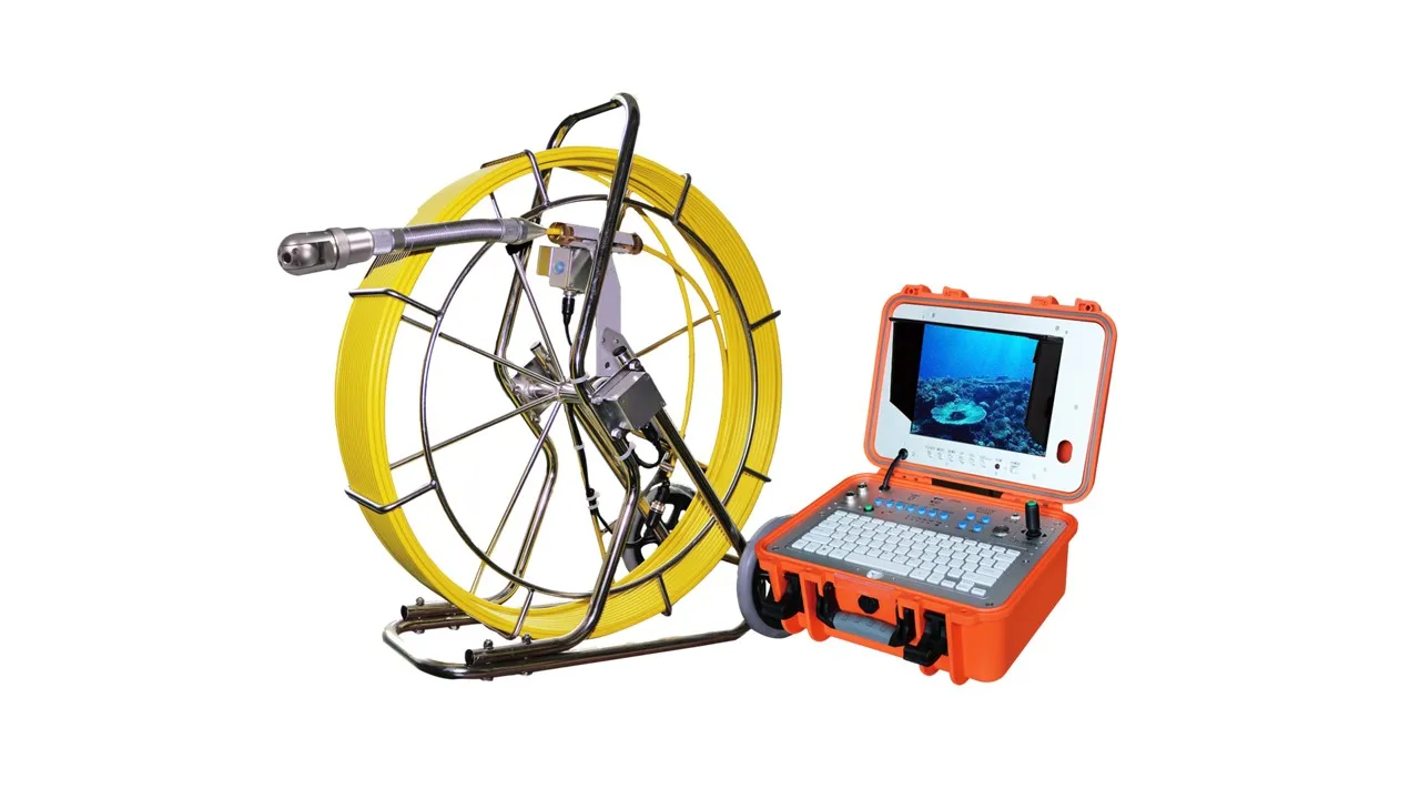 SK3608 10-inch LCD 1024x600 DN50mm 6600mA Battery Manual 360 Tilt 180 High Precision Meter Counter Sewer Pipe 1 Year