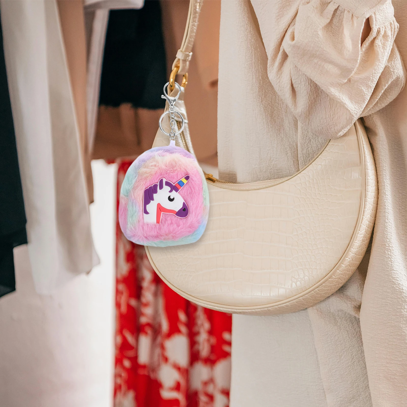 

Cute Unicorn Coin Purse Lightweight Small Zipper Pouch for Women Compact Change Wallet Portable Makeup Lipstick Holder Daily Use