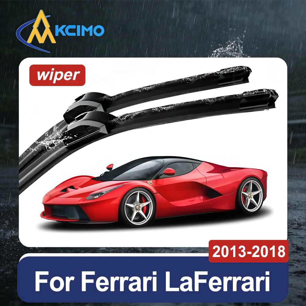

Front Wiper Blade Set For Ferrari LaFerrari F150 2013-2018 Easy Installation All-Season Windshield Wipers Replacement