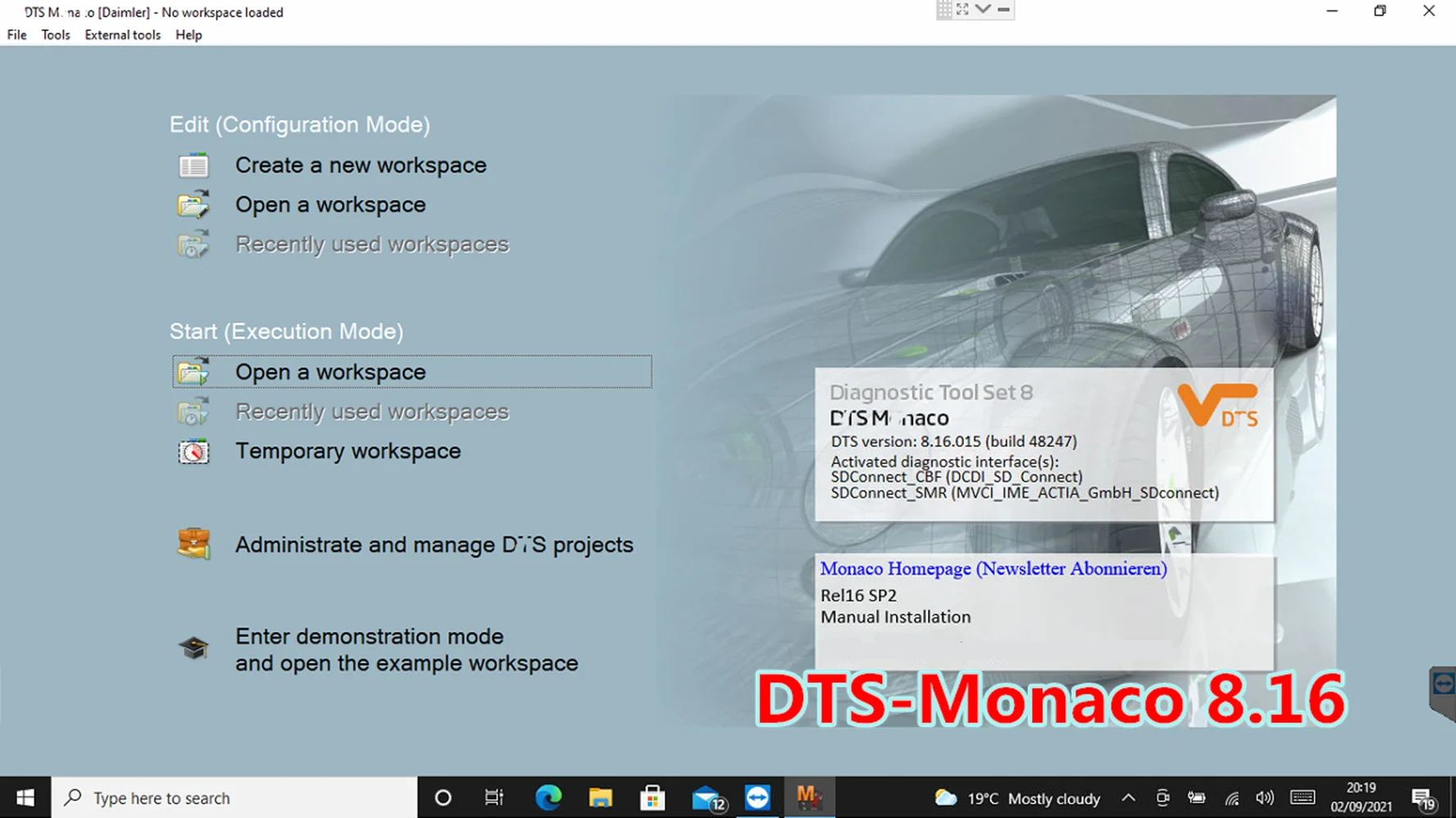 Latest DTS Monaco V9.02 / DTS V8.16 for MB Star C4 Connector C5 multiplexer C6 VCI Free Online Installation and Activation