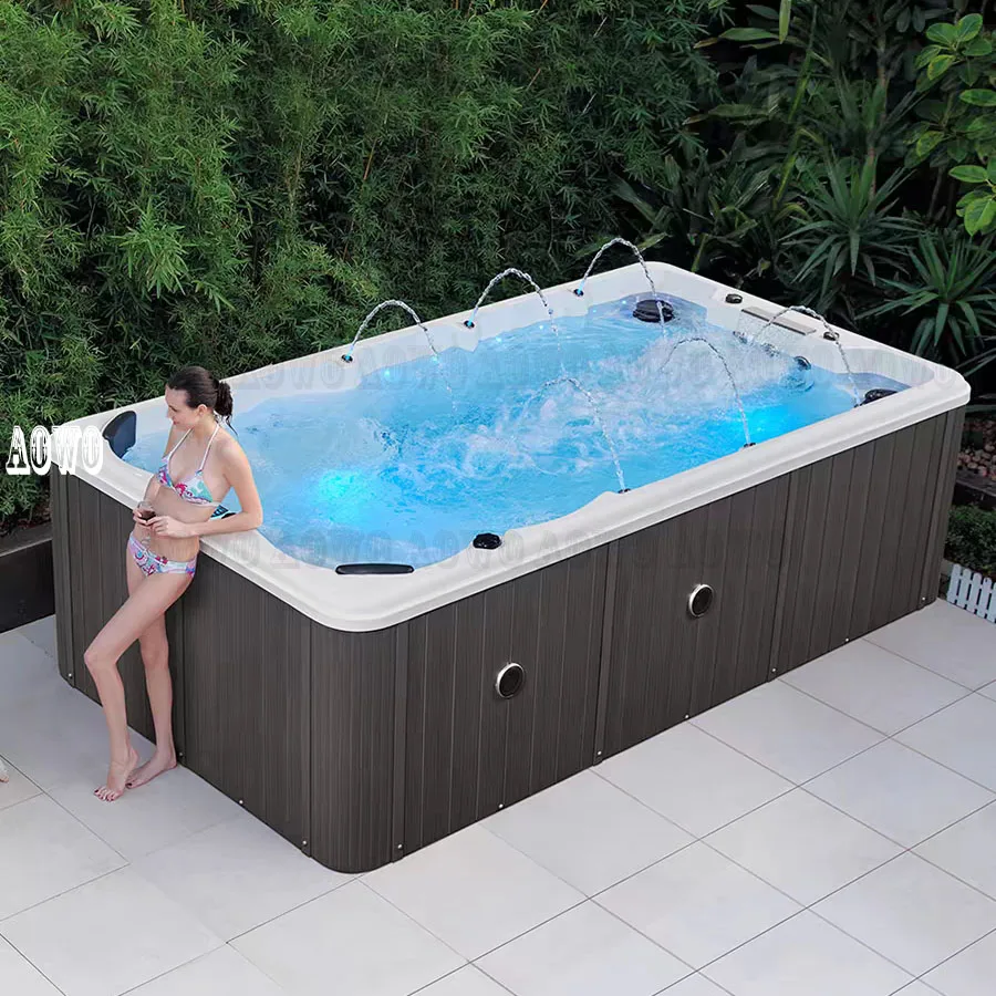 Mini Size Swimming Endless Pool Color Luxury Design Yacizzi whirlpool Tub Massage Surfing Hot Tube Outdoor with Training System