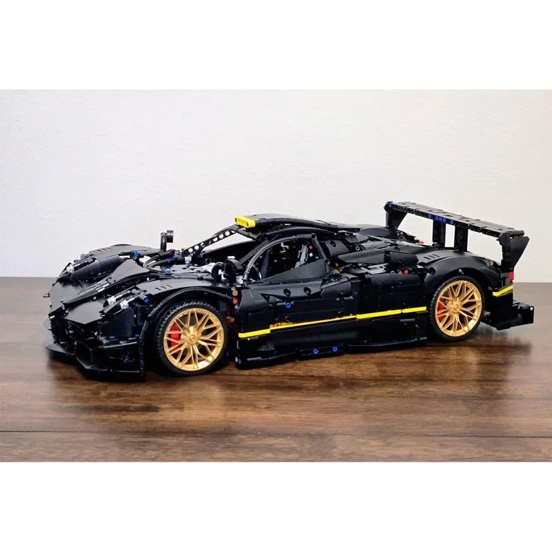 Black New MOC-209989 Smile Car Racing importer nights Model 3636 PartsMOC Creative Boy Kids Birthday importer décennie ks Toy Gift