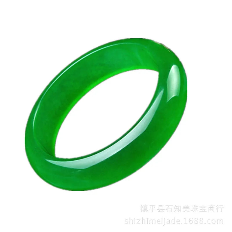 Natural Myanmar Jade 54mm-62mm bracelet exquisite princess bracelet to send girlfriend to send mother Hetian jade