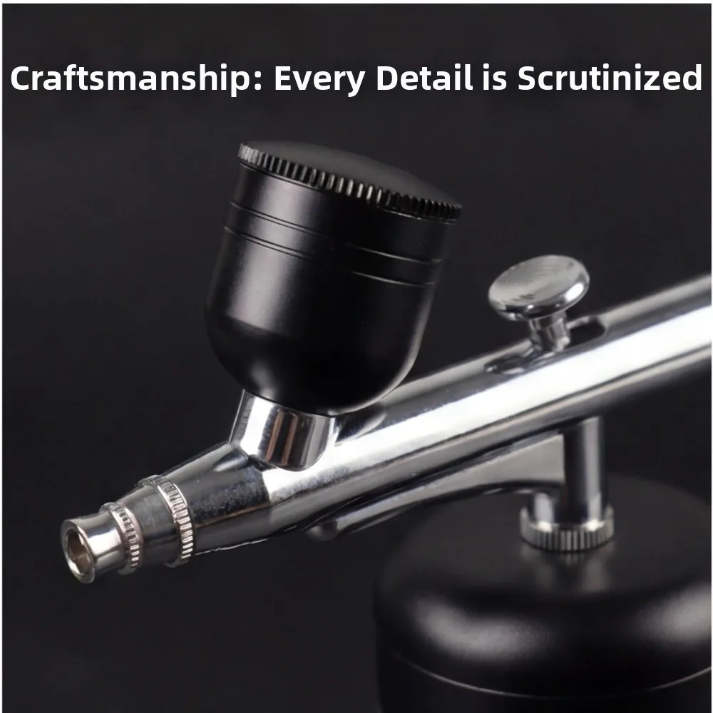 Multifunctional Airbrush Kit with Air Compressor LCD Display Handheld Nail Charms Wireless Air Brush Portable Rechargeable