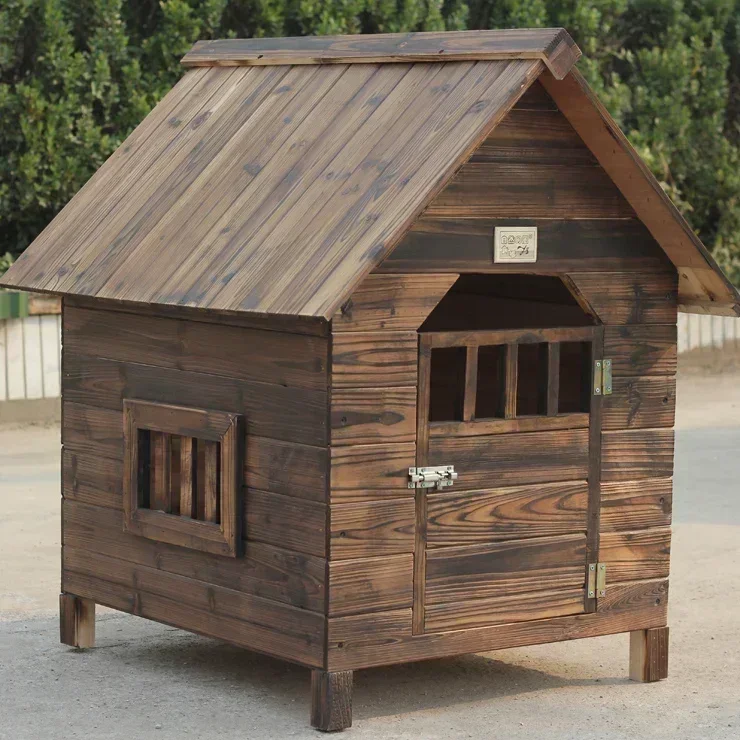 

Tiny Accessories Wood Small Dog House Fence Kennel Villa Dog House Playpen Cages Perros Para Exterior Pets Products YN50DH